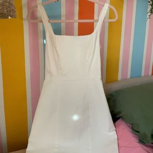 Verge Girl Square Neck Mini Dress - White